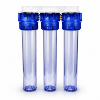 Porte-filtre triplex 20 pouces AQUA A1131225 – station de filtration 3 étapes grand débit