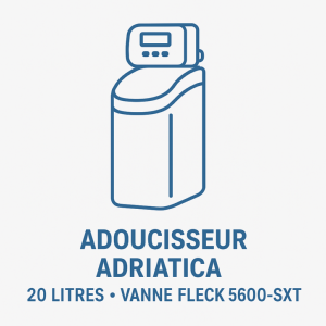ADOUCISSEUR ADRIATICA 20 LITRES-VANNE FLECK 5600-SXT 