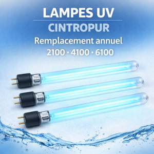 Lampes UV Cintropur | Remplacement UV 2100 4100 6100 | Selfwater