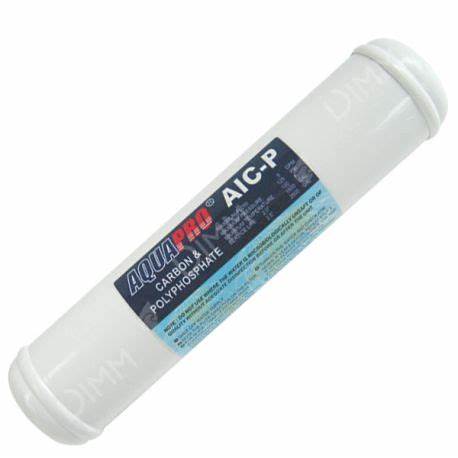 Cartouche Charbon Actif & Polyphosphates Inline 12" Aquapro – PR&#8209;AIC&#8209;25PQ