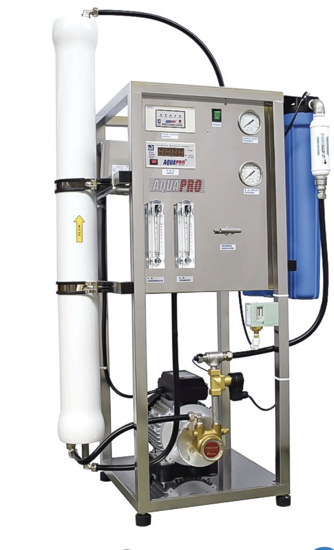 Osmoseur PR-ARO-2000GF – 8500 L/jour – Pompe Grundfos 2 CV – Châssis inox