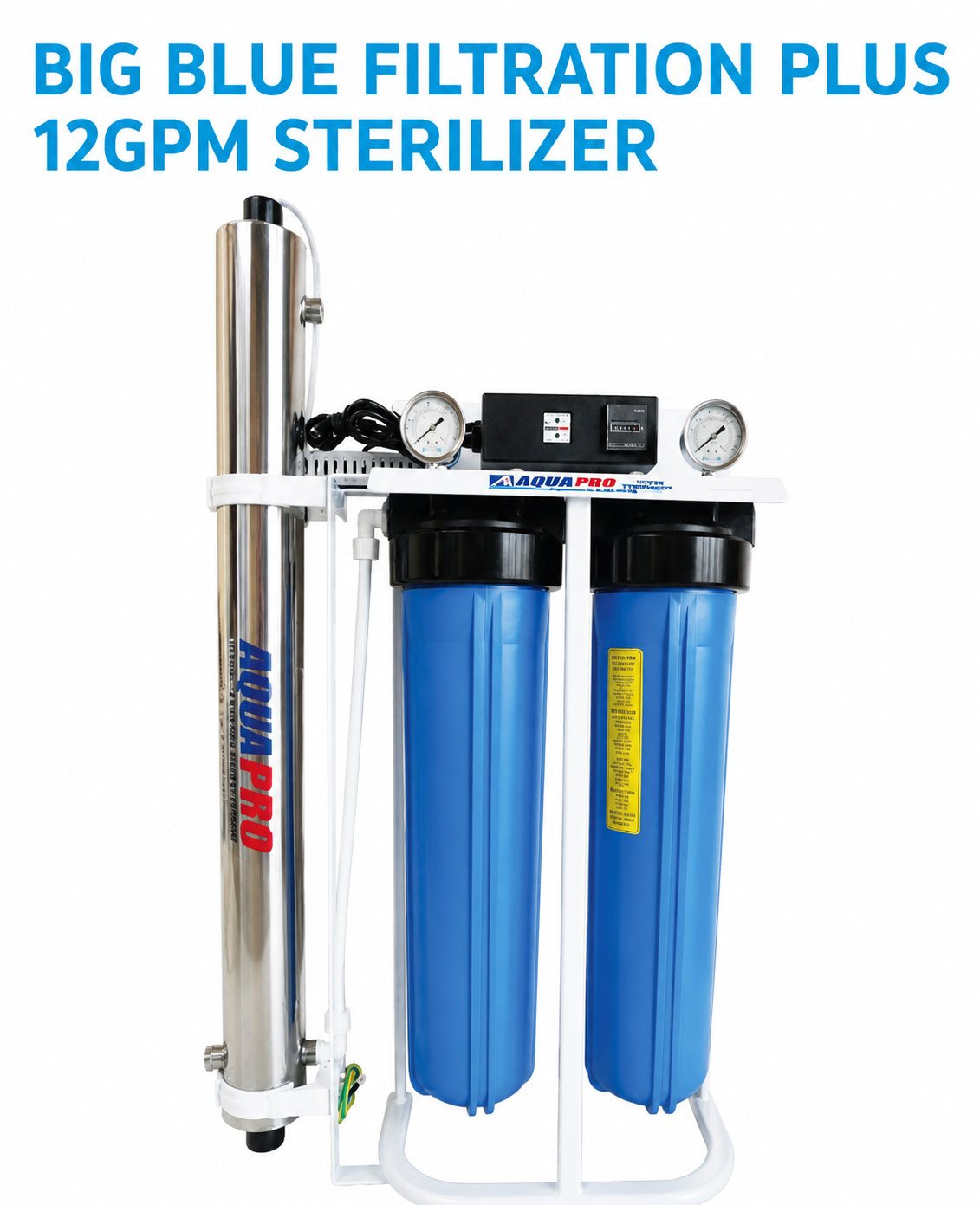 Station Big Blue 20 pouces UV 12 GPM