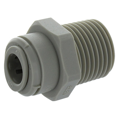 Raccord Droit Fileté 1/2" (15/21) - Tube 3/8" – Réf. AMC0607
