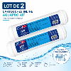 2 Cartouches en ligne Aquapro AIT-25 – Filtration Tripure (Sédiments + Charbon Actif + Polyphosphate) – 12" × 2,5"