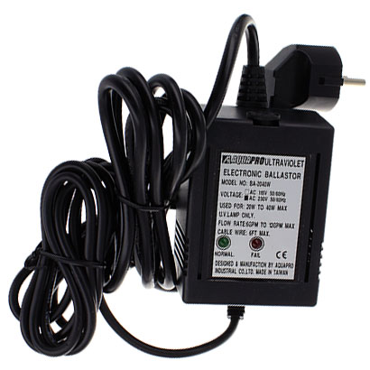 Ballast ultraviolet AQUAPRO 2040 sans timer – 20/40 W