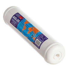 CARTOUCHE EN LIGNE AQUAPRO PR-AIC_25 – Charbon actif – 12" x 2"1/2 – Entrée/Sortie 1/4"