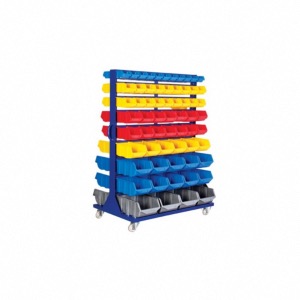 Étagère 126 boites de Rangement Bac à Bec 107cm x 88cm x 160cm