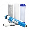 Kit complet de filtre à eau de remplacement pour osmose inverse RO 5 + membrane 75 GPD