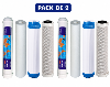 Pack de 2 kits cartouches osmoseur Aquapro 5000 | Filtration 5 niveaux — Selfwater