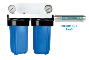 YDROKALK SAAS 10’’ KDF – Filtration Big Blue + Inhibiteur anti-calcaire écologique