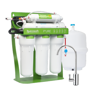 Osmoseur ECOSOFT P’URE Balance avec Pompe sur Châssis – 6 étapes – Calcium & Magnésium