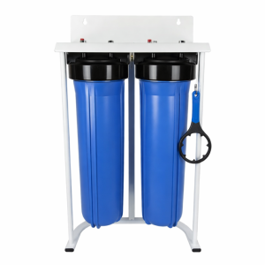 Porte-filtre duo Big Blue 20 pouces | Station de filtration grand débit