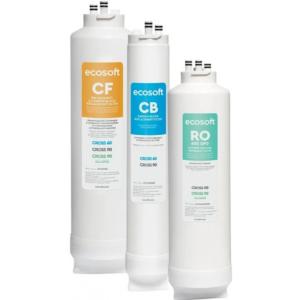 Lot de 3 Filtres CROSS 90 Ecosoft (CF, RO, CB) – Kit de remplacement osmoseur