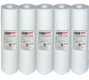 lot 5 cartouches Aquapro en polypropylène spun 10" – filtration 1 micron