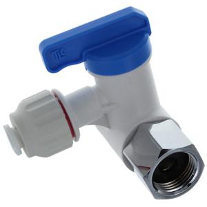 Raccord TE avec Valve Anti-Retour 1/4" – Filetage Tuyau 3/8" – Réf. AVA6753BB