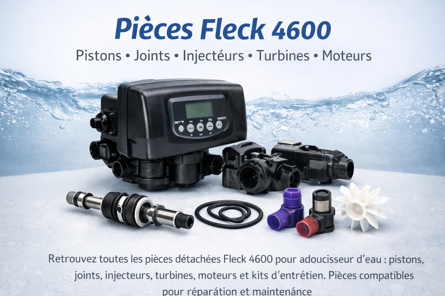 Pi�ces Fleck 4600 | Pi�ces d�tach�es adoucisseur Fleck
