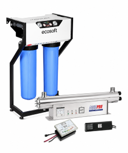 station de filtration ECOSOFT AQUAPOINT + stérilisateur UV AQUAPRO.