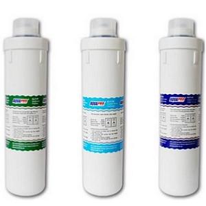 Lot de 3 cartouches AQUAPRO NLF 10 pouces PP AC CB pour osmoseur