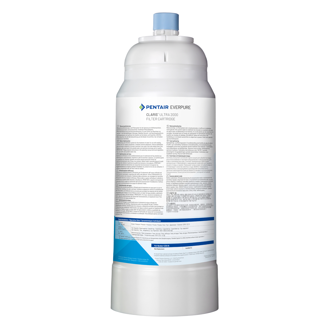 Cartouche Pentair Everpure CLARIS ULTRA 2000 – ART073170