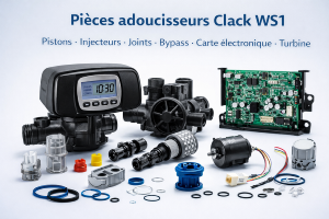 Pi�ces d�tach�es Clack WS1 pour adoucisseur d'eau