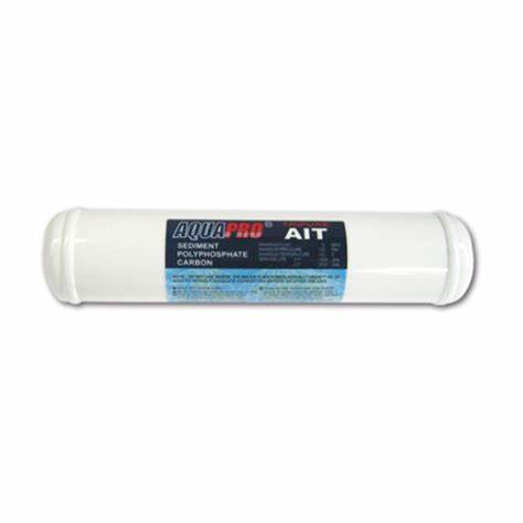 Cartouche en ligne Aquapro AIP-2Q – Filtration Anti-Impuretés – Avec Raccords Rapides JG 1/4 – 10"