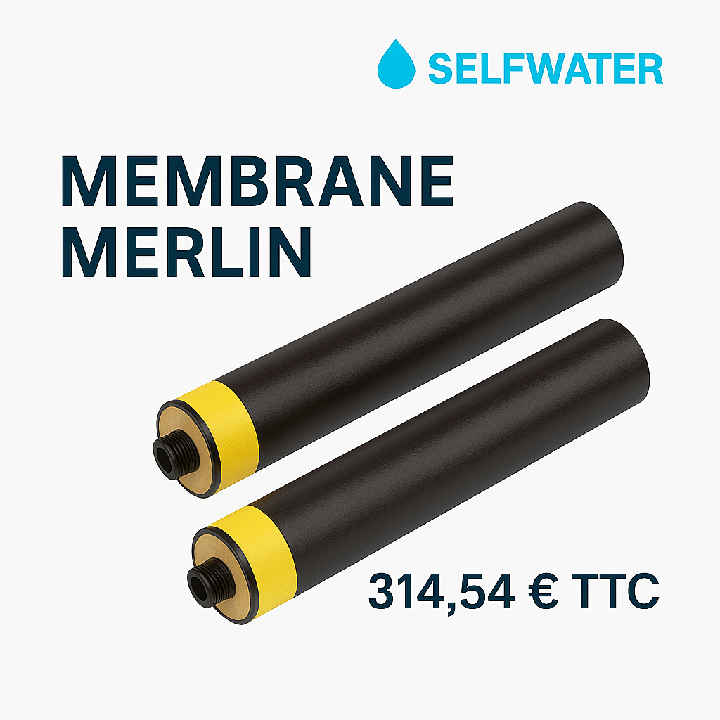  2 MEMBRANES POUR OSMOSEUR MERLIN 