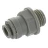 Raccord rapide 1/8" BSPP + joint - 1/4" push-fit (Réf. AMCB0402)