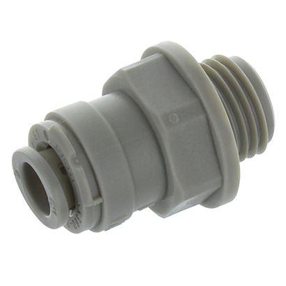 Raccord rapide 1/8" BSPP + joint - 1/4" push-fit (Réf. AMCB0402)