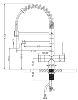 ROBINET MITIGEUR 3 VOIES GLIANO SP305 CHROMÉ