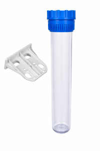 Porte-filtre eau 20 pouces standard transparent 3/4" – Préfiltration maison haute performance