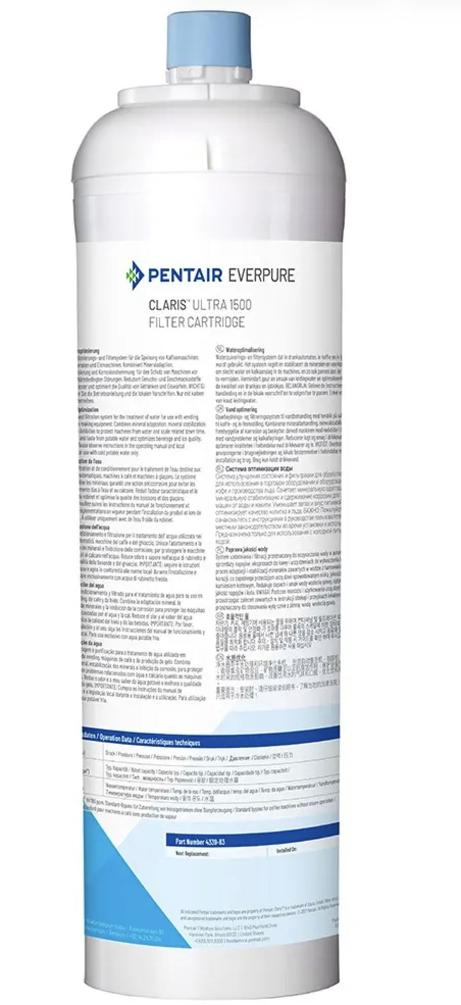 Cartouche Pentair Everpure CLARIS ULTRA 1500 – ART073169