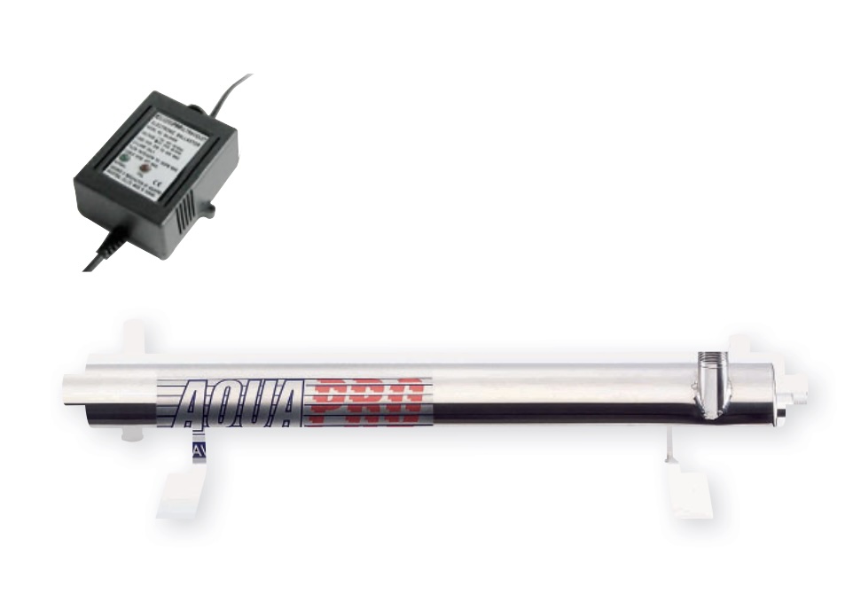 Stérilisateur UV PR&#8209;UV&#8209;12GPM&#8209;HT1 – 40&#8239;W – Débit 12&#8239;GPM – Avec Timer