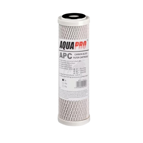 Cartouche filtre au charbon actif Aquapro APC 5 microns