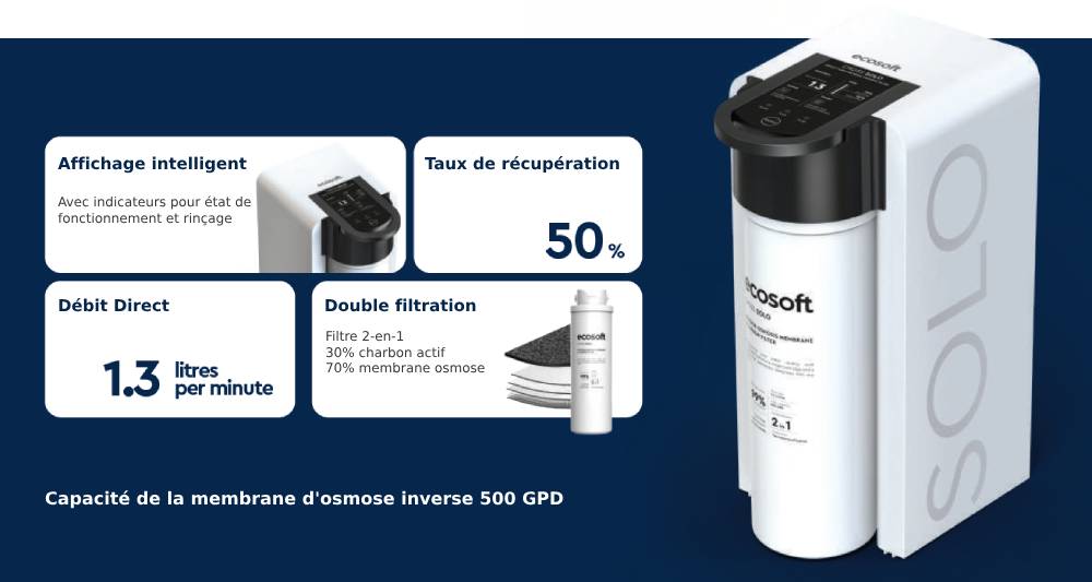 Osmoseur Ecosoft Cross Solo