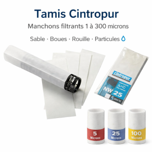Tamis Cintropur | Manchons filtrants pour filtres cycloniques