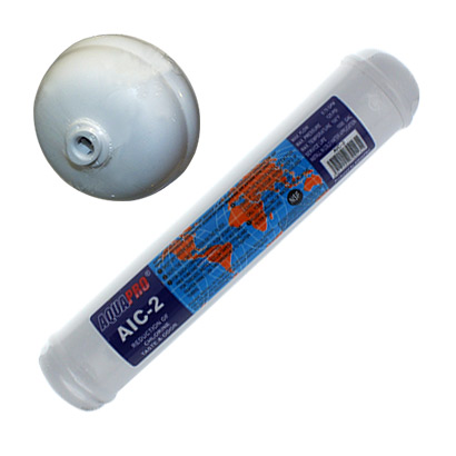 Cartouche Filtrante Aquapro PR-AIC-2Q – Charbon Actif 10"x2" avec Raccords Rapides 1/4"