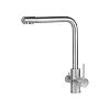 Robinet INOX 3 voies RF-120 – Eau chaude, froide & eau filtrée