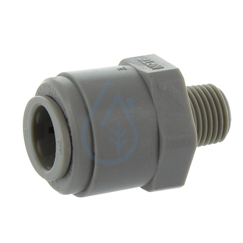 Raccord rapide mâle droit 1/8" NPTF - Tube 3/8" | Réf. AMC0602