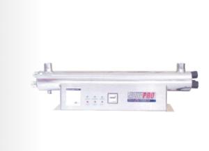 Stérilisateur UV horizontal Aquapro 36 GPM – 8 176 L/h – 120 W – Inox 304