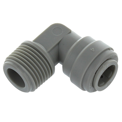 Union équerre mâle 3/8&#8243; fileté – Tube 3/8&#8243; push&#8209;fit | Réf. AME0606