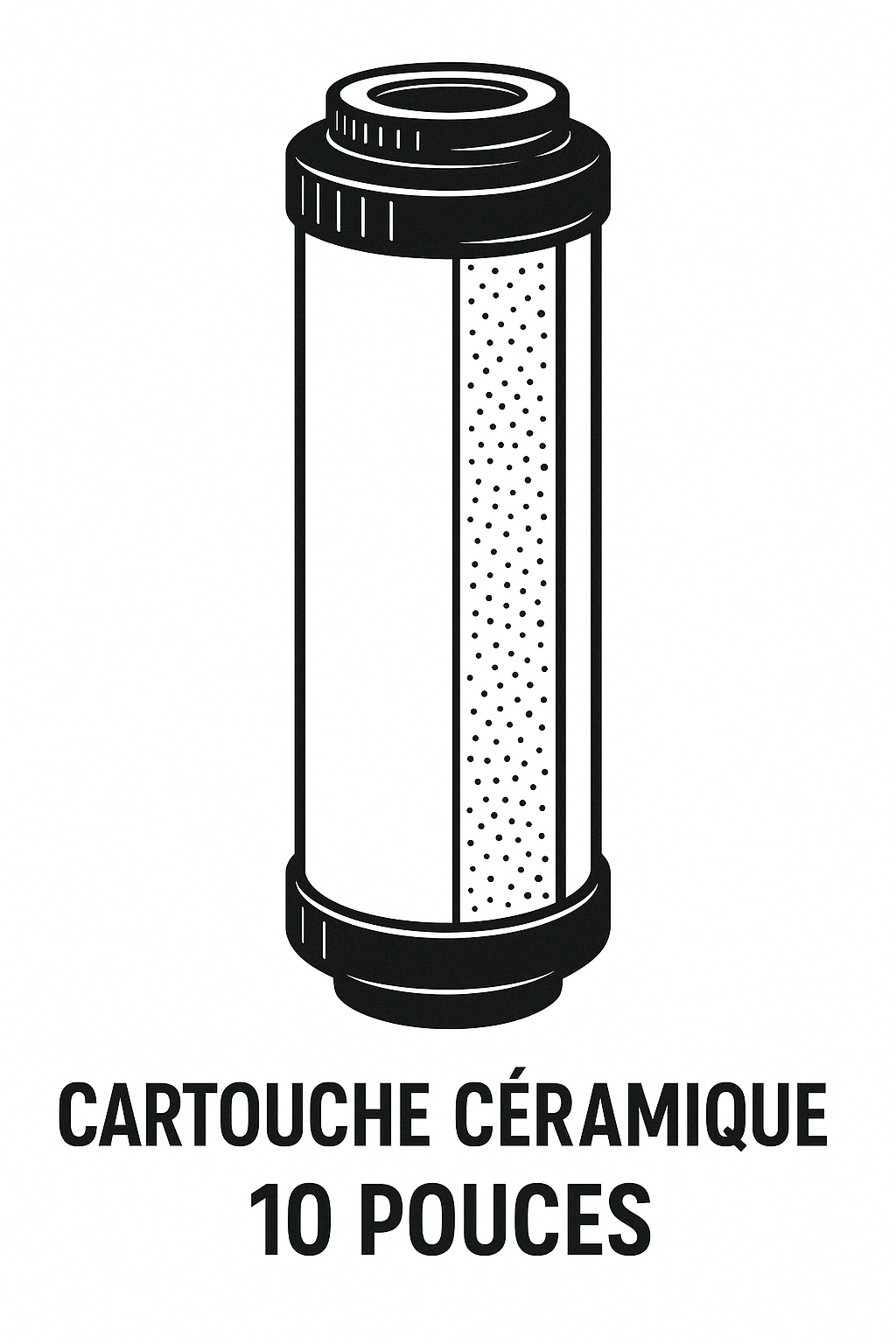CARTOUCHE CERAMIQUE 10 POUCES