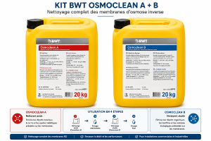 Kit BWT Osmoclean A + B – Nettoyage membranes osmose inverse – 40 kg