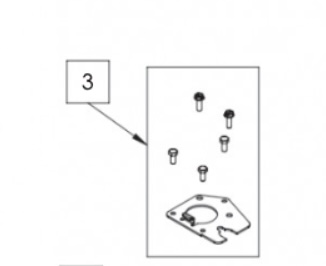 Kit reteneur bouchon Fleck 4600 (End Plug Retainer Kit)