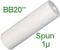 Cartouche Filtrante Spun 1 micron - BIG20