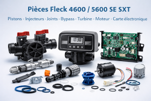 Pièces détachées Fleck 4600 5600 SE SXT | Pentair Fleck