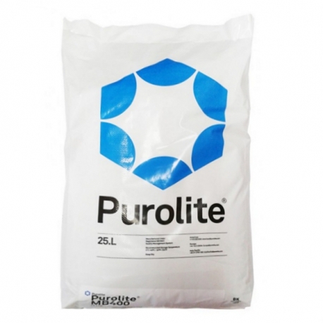 Résine PUROLITE® MB 400 – Mélange Cationique & Anionique – Déminéralisation Ultra-Pure – Sac 25 L