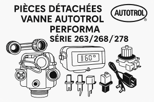 PIÈCES DÉTACHÉES VANNE AUTOTROL PERFORMA SÉRIE 263/268/278