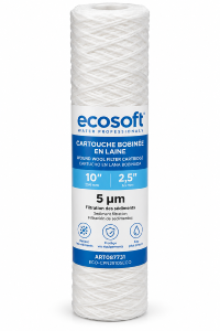 Cartouche bobinée Ecosoft 10 pouces × 2,5 pouces – 5 microns – ART087731
