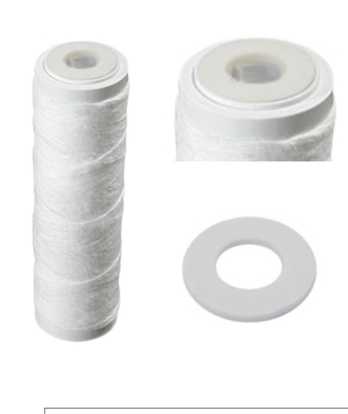 Cartouche charbon bloc filetée 9”3/4 FA&#8209;CA – Filtration 20 µm