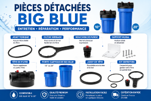 Pièces Big Blue 10" et 20"